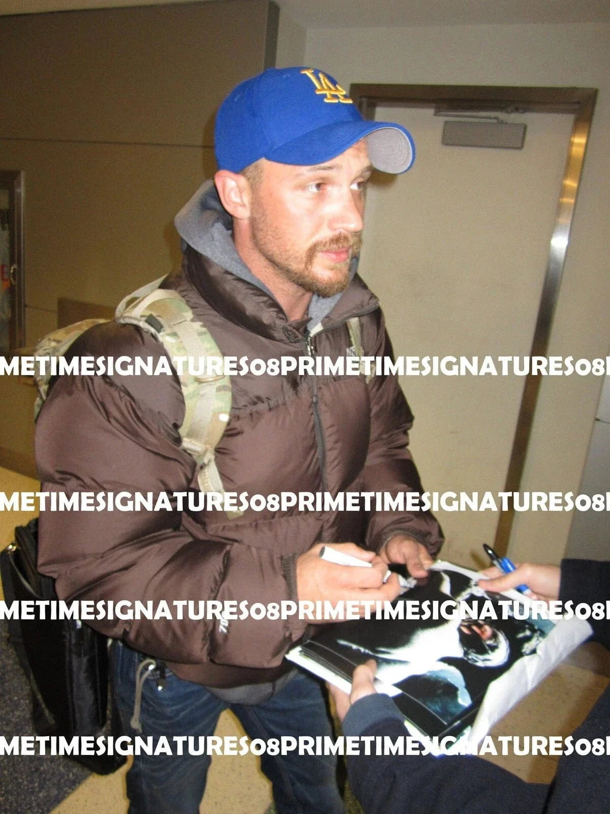 Christian Bale Signed 11x14 Photo from The Dark Knight Rises Beckett COA - Item #2 - Detail View