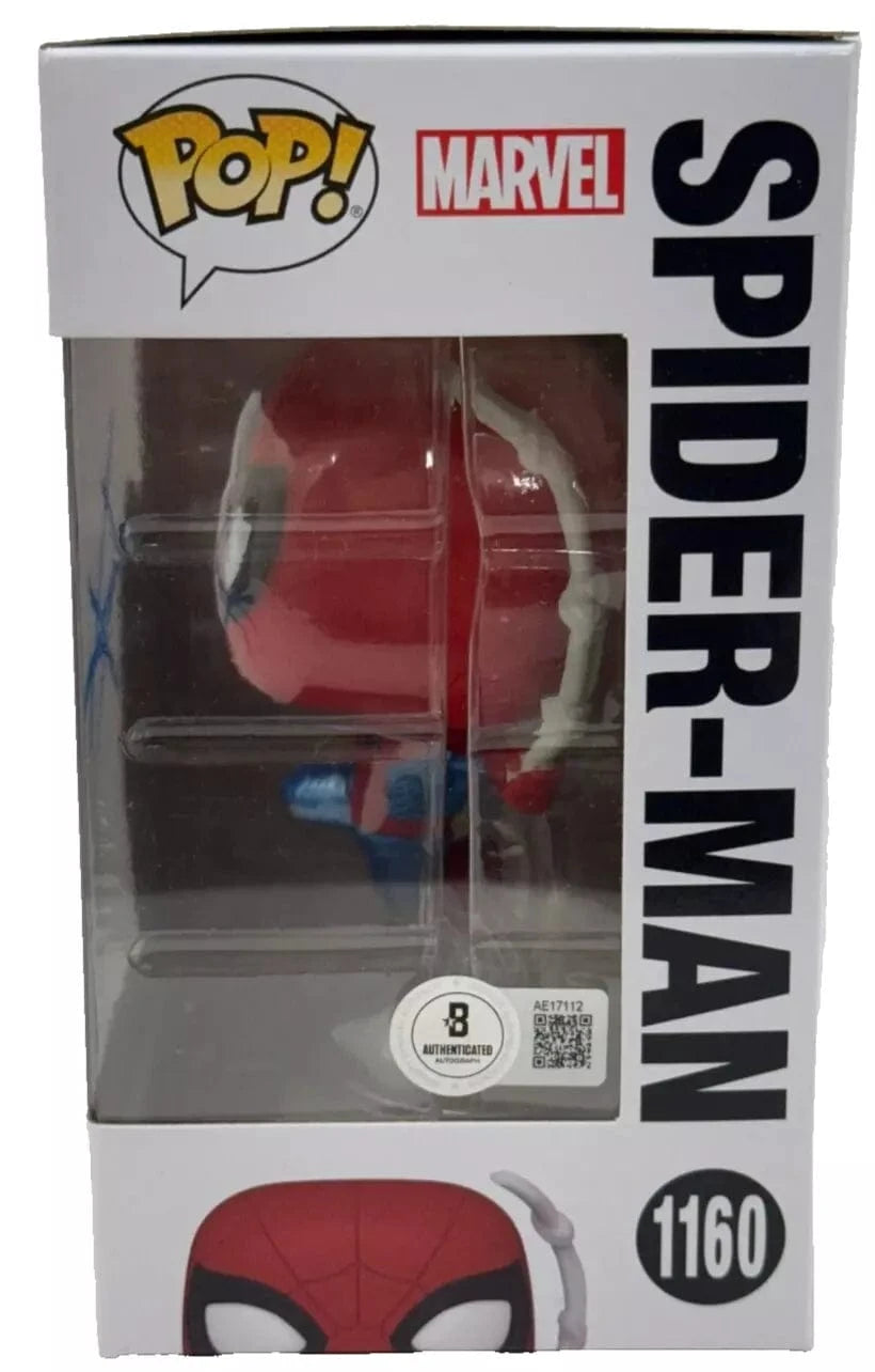 Tom Holland Signed Funko from Spider-Man Beckett COA - Detail View