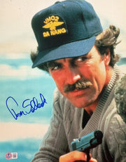Tom Selleck signed 11x14 photo with Beckett Witness COA