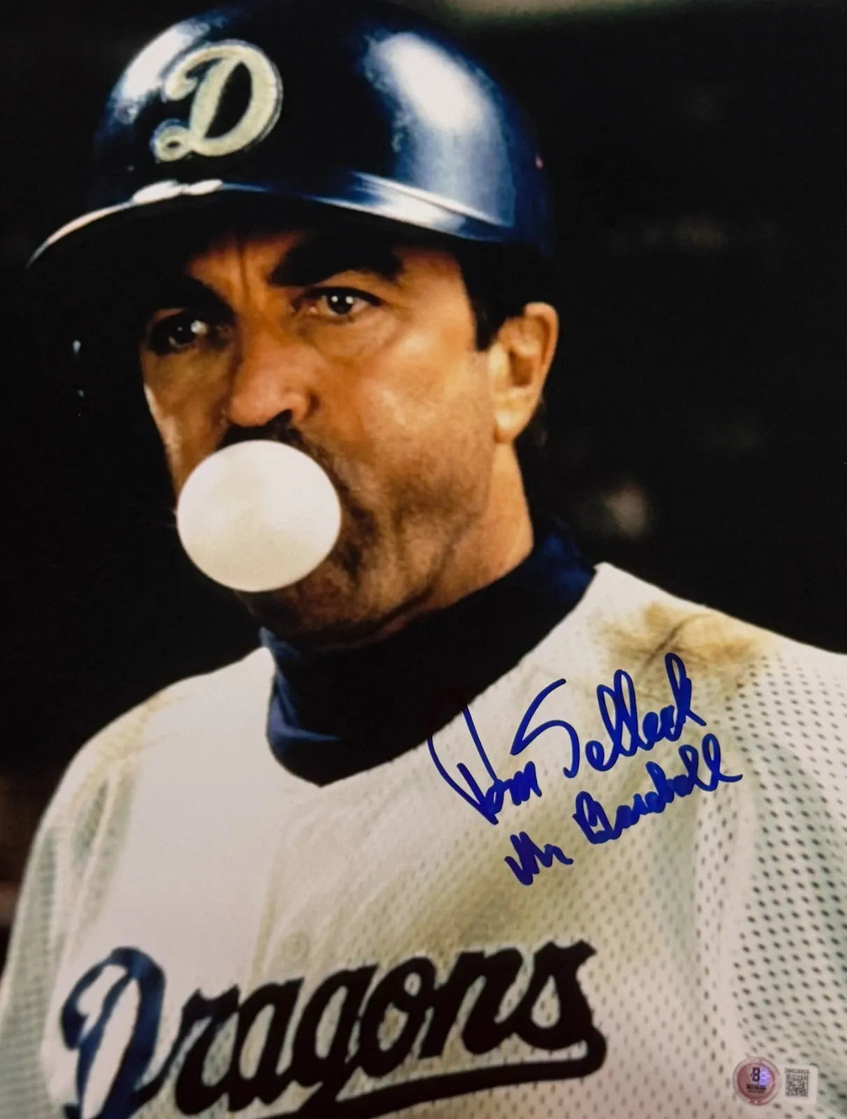 Tom Selleck signed Mr. Baseball 11x14 photo with Beckett Witness COA