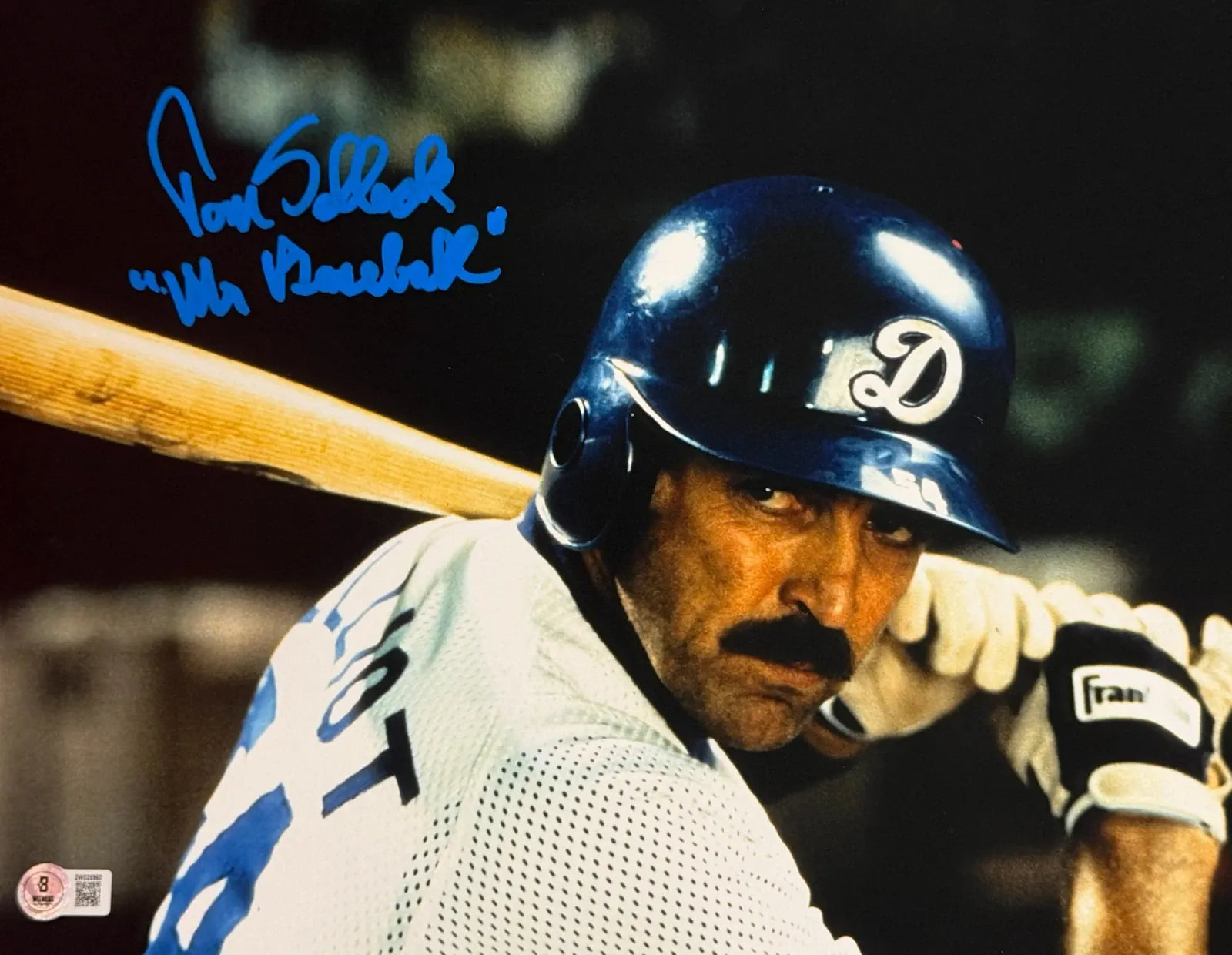 Tom Selleck signed Mr. Baseball 11x14 photo with Beckett Witness COA