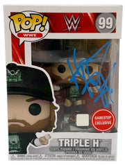 Triple H Triple WWE autographed Funko Pop #99 with certificate of authenticity