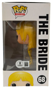 Uma Thurman The autographed Funko Pop #68 - signature closeup with COA