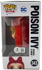 Uma Thurman Signed Funko from Batman & Robin Beckett COA - Detail View