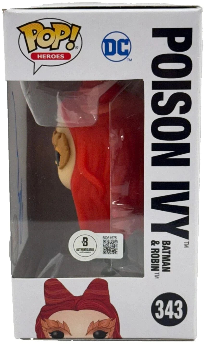 Uma Thurman Signed Funko from Batman & Robin Beckett COA - Detail View