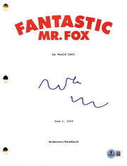 Wes Anderson Signed Script from Fantastic Mr. Fox Beckett COA
