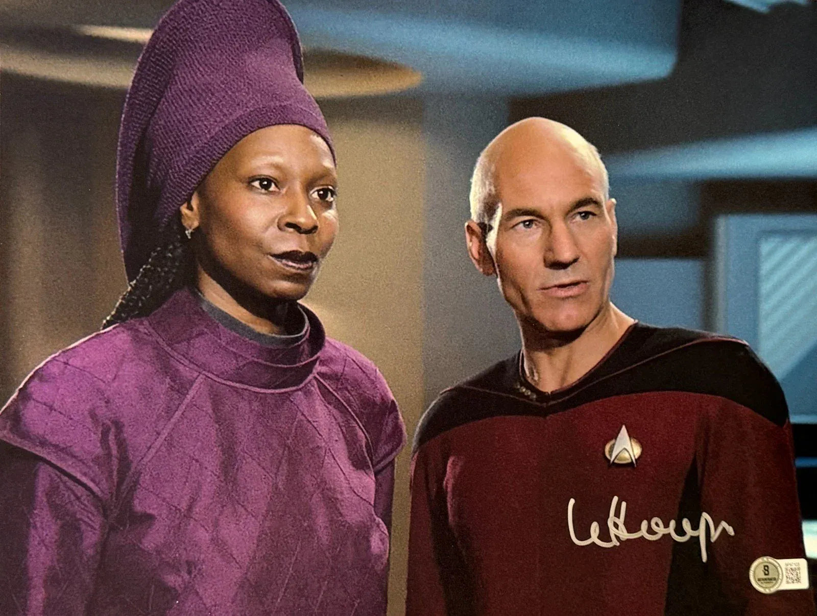 Whoopi Goldberg signed Star Trek 11x14 photo — Beckett authenticated