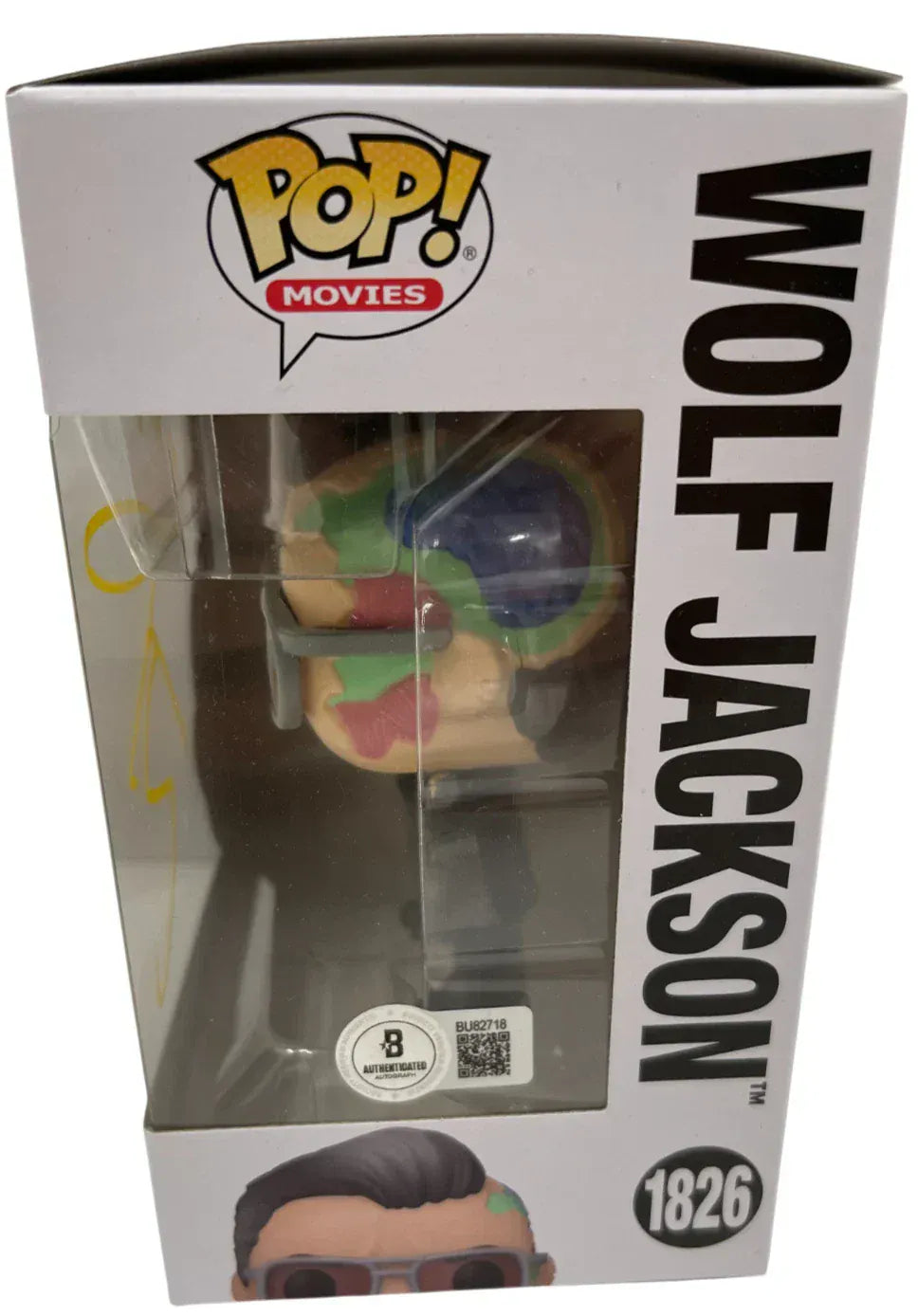 Willem Dafoe Signed Wolf Jackson Beetlejuice Beetlejuice Funko Pop Figure Beckett COA