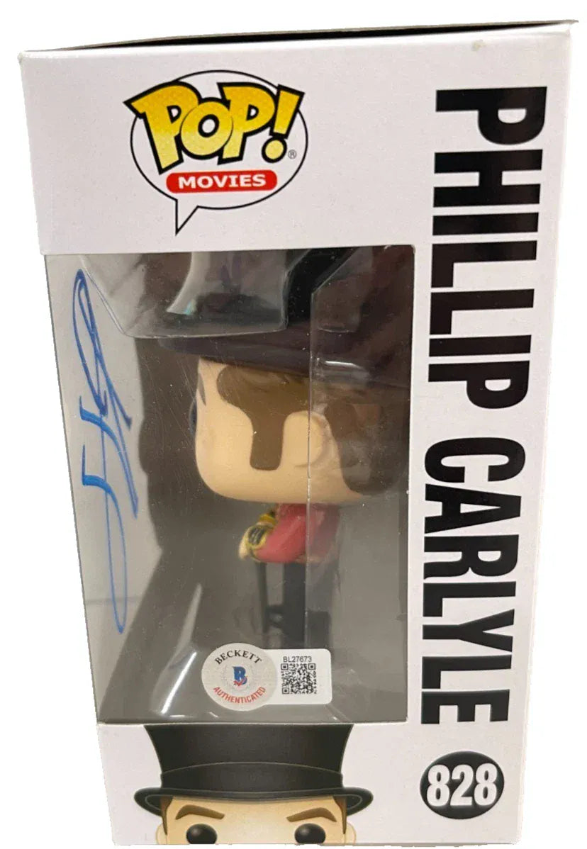 Beckett certificate of authenticity — Zac Efron signed Phillip Carlyle The Greatest Showman 828 Funko Pop