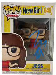 Zooey Deschanel signed Jess New Girl Funko Pop #648 — Beckett authenticated