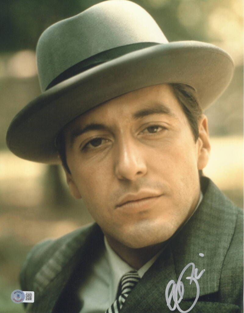 Al Pacino Signed 11x14 Photo from The Godfather Beckett COA - Item #2