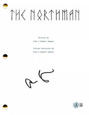 Alexander Skarsgård Signed Script from The Northman Beckett COA