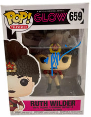 Alison Brie Authentic Autographed Ruth Wilder 659 Glow Funko Pop Figure
