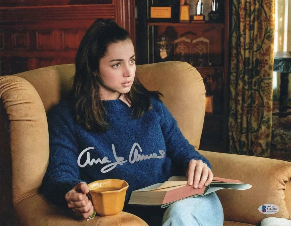 Ana de Armas Signed 11x14 Photo from Knives Out Beckett COA - Item #4