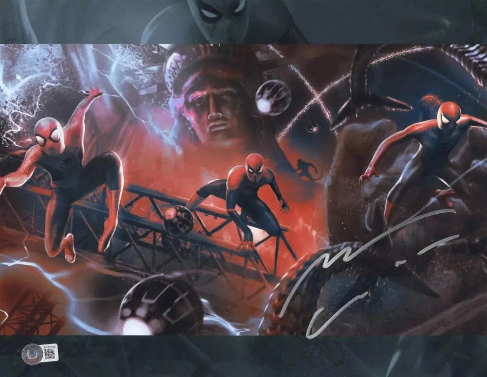 Andrew Garfield Signed 11x14 Photo from Spider-Man Beckett COA - Item #6