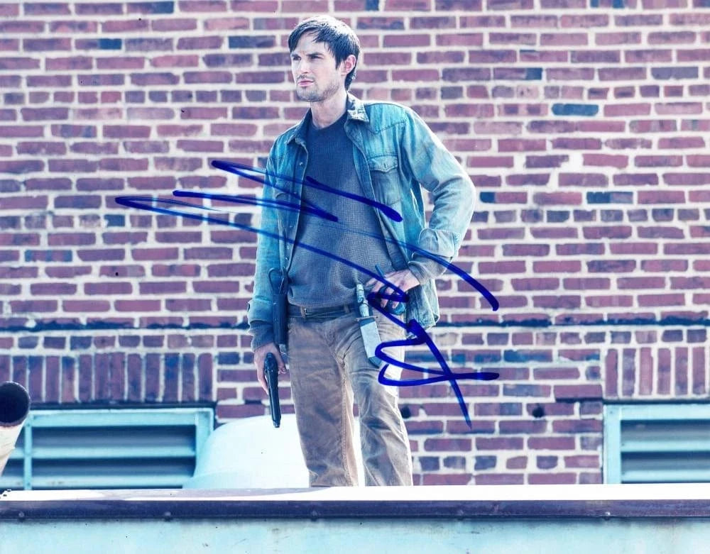 Andrew J West Signed 8x10 Photo from The Walking Dead Certified Authentic