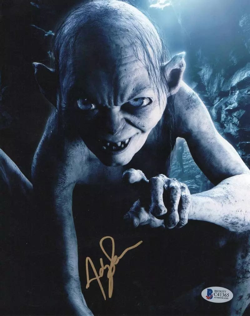 Andy Serkis Signed 8x10 Photo from The Lord of the Rings Beckett COA - Item #1