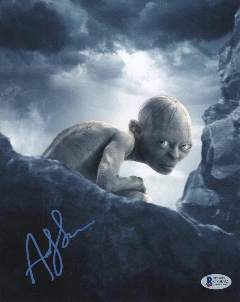 Andy Serkis Signed 8x10 Photo from The Lord of the Rings Certified Authentic - Item #1