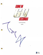 Angelina Jolie Signed Script from Gone in 60 Seconds Beckett COA
