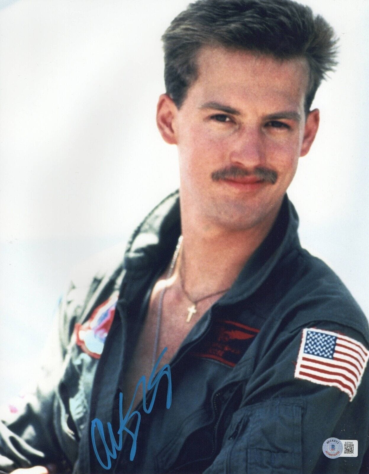 Anthony Edwards Signed 11x14 Photo from Top Gun Beckett COA - Item #1