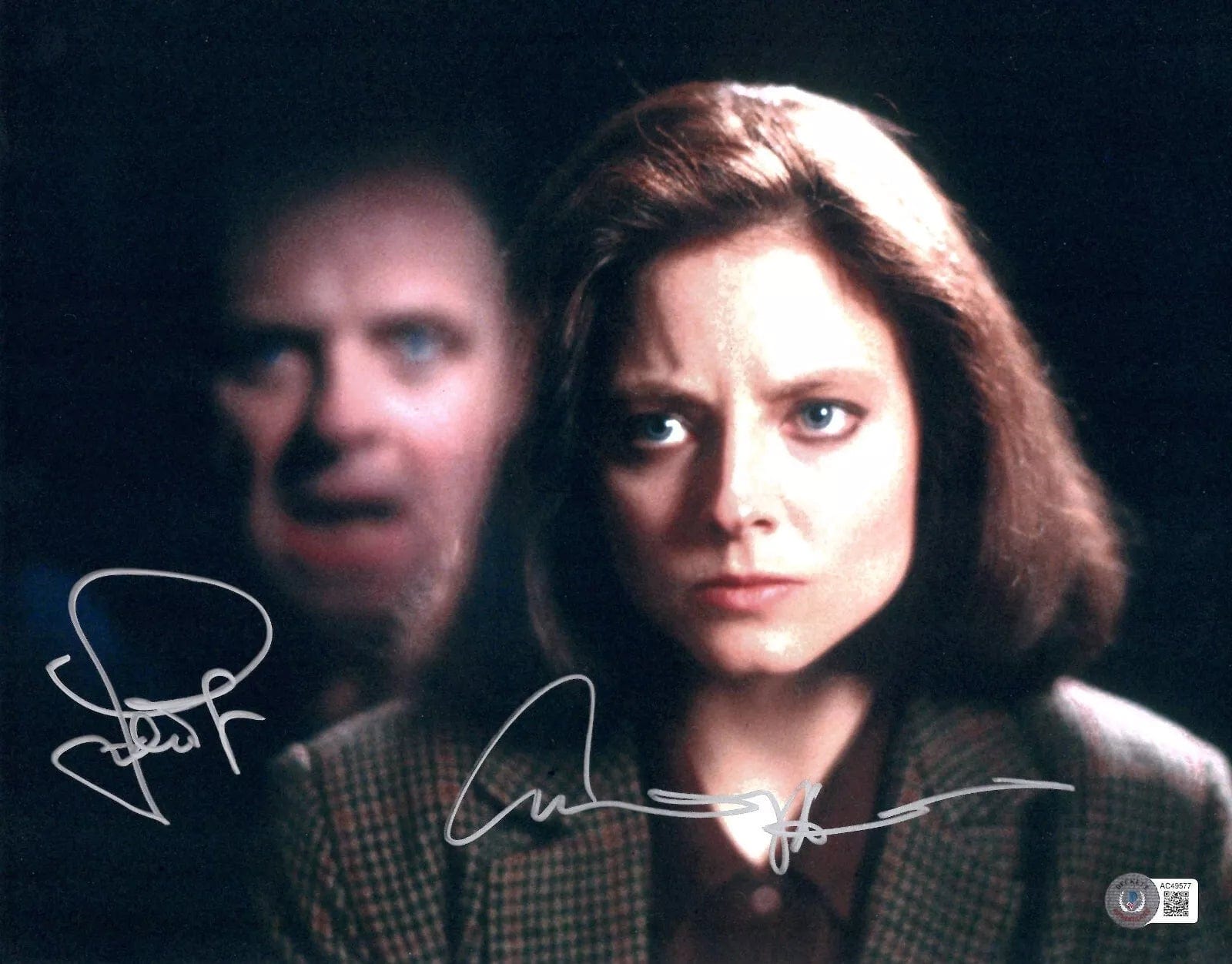 Anthony Hopkins Signed 11x14 Photo from The Silence of the Lambs Beckett COA - Item #3