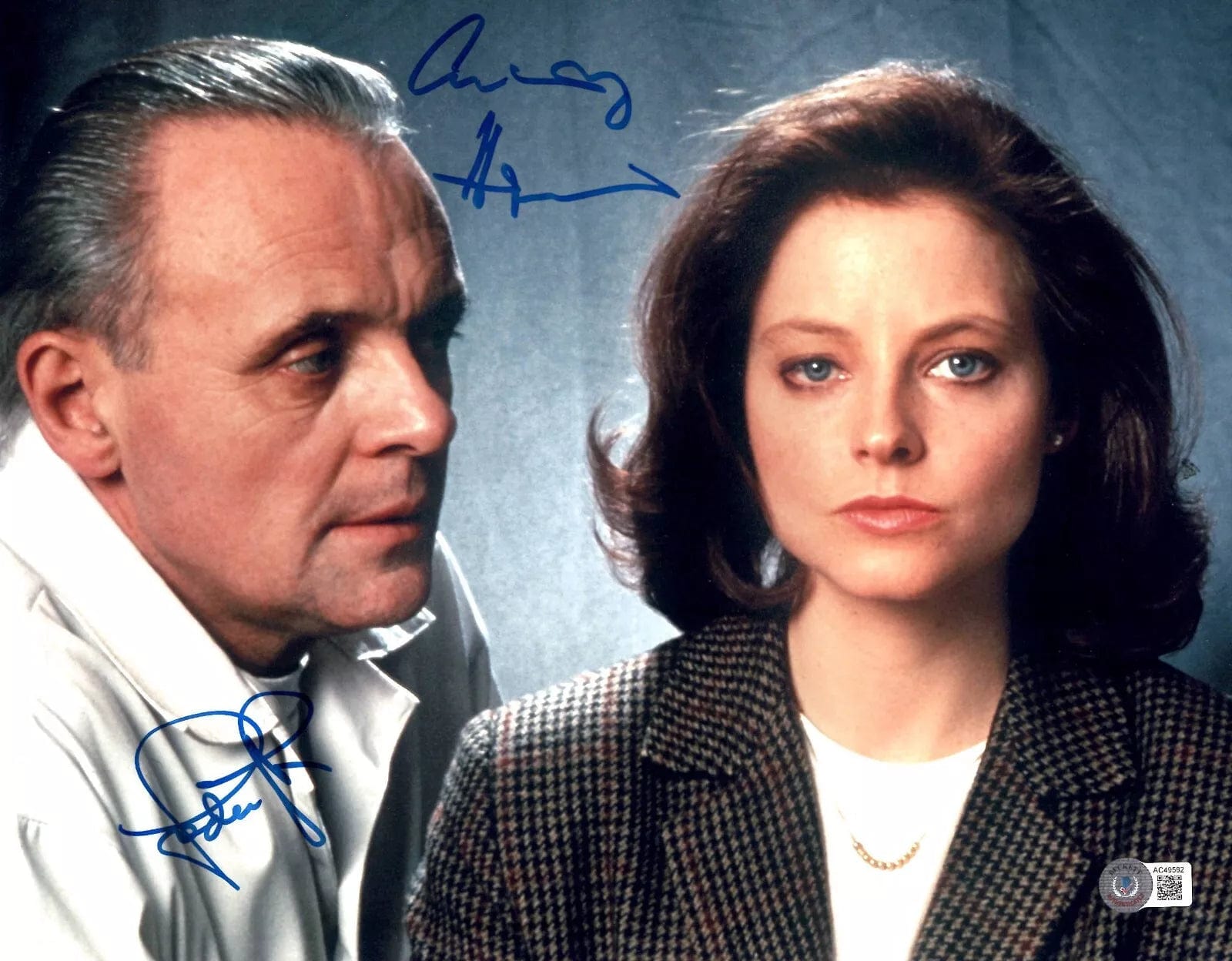 Anthony Hopkins Signed 11x14 Photo from The Silence of the Lambs Beckett COA - Item #2