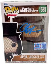 Aubrey Plaza Authentic Autographed April Ludgate Prom Outfit 1581 Parks and Recreation Funko Pop Figure