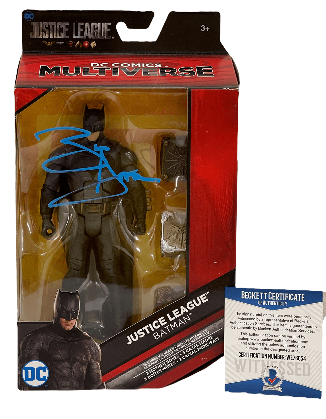 Ben Affleck Authentic Autographed Batman Justice League Action Figure