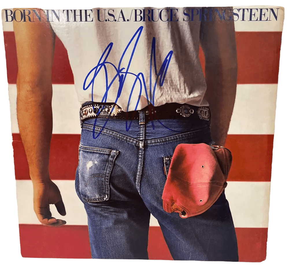 Bruce Springsteen Signed Vinyl Record Certified Authentic