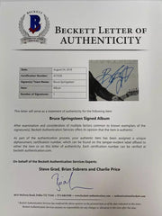 Bruce Springsteen Signed Vinyl Record Beckett COA - Item #1 - Detail View