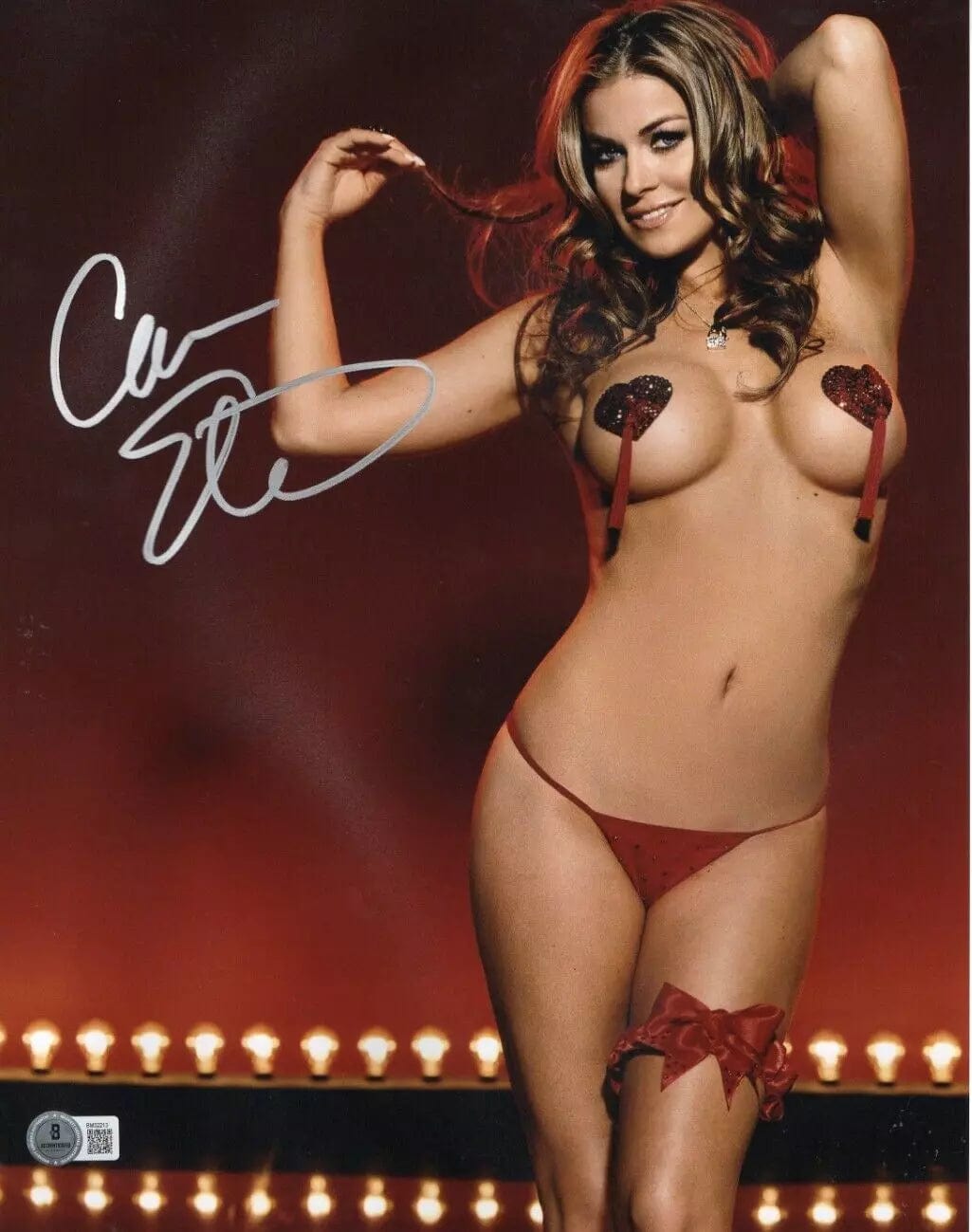 Carmen Electra Signed 11x14 Photo Beckett COA - Item #1