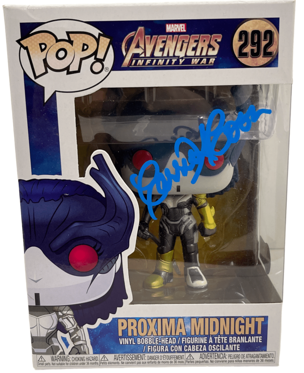 Carrie Coon Authentic Autographed Proxima Midnight Avengers Infinity War 292 Funko Pop Figure