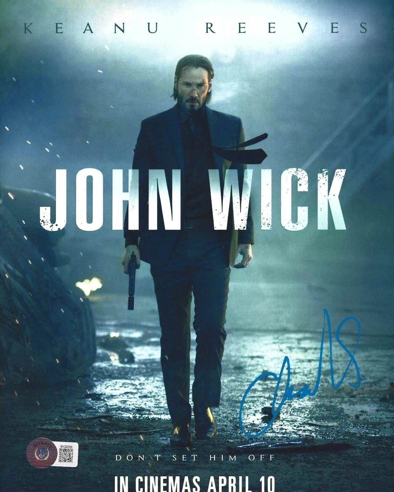 Chad Stahelski Signed 8x10 Photo from John Wick Beckett COA - Item #1