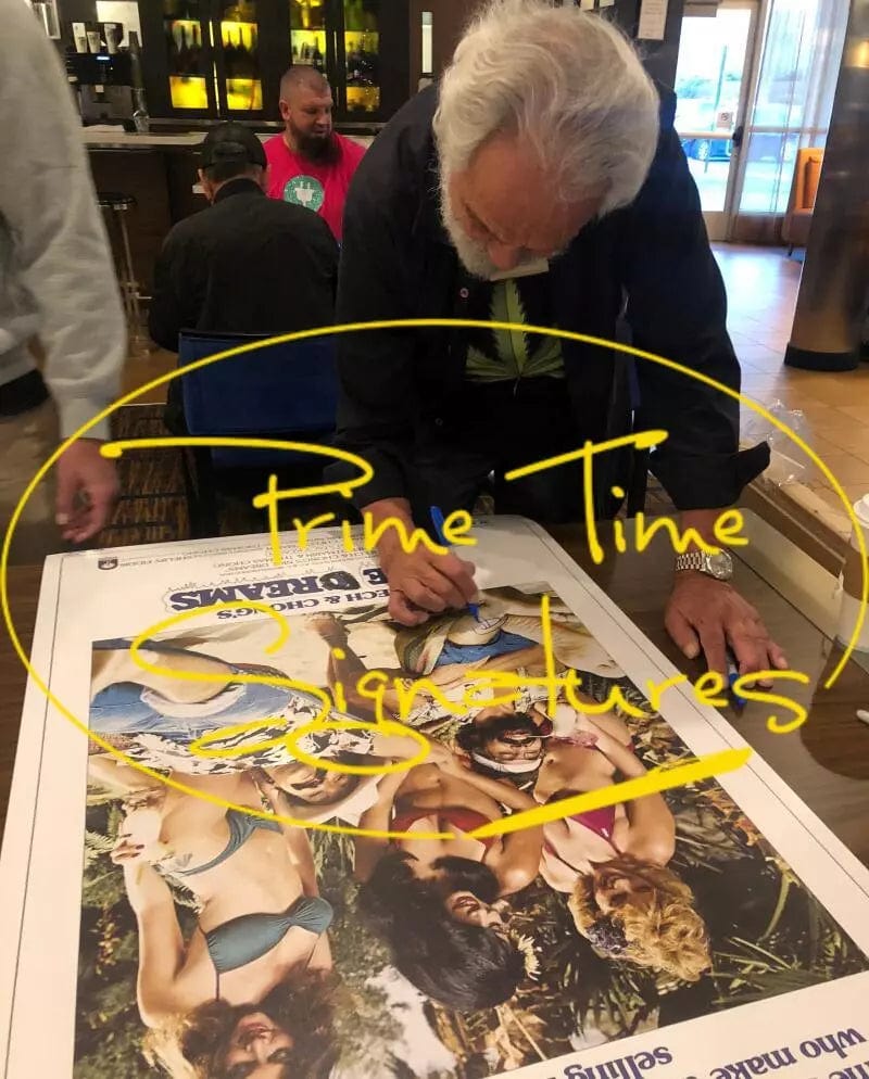 Cheech Marin Signed Poster from Nice Dreams Beckett COA - Detail View