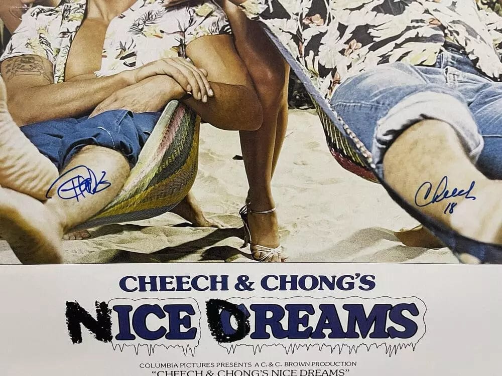 Cheech Marin Signed Poster from Nice Dreams Beckett COA - View 4