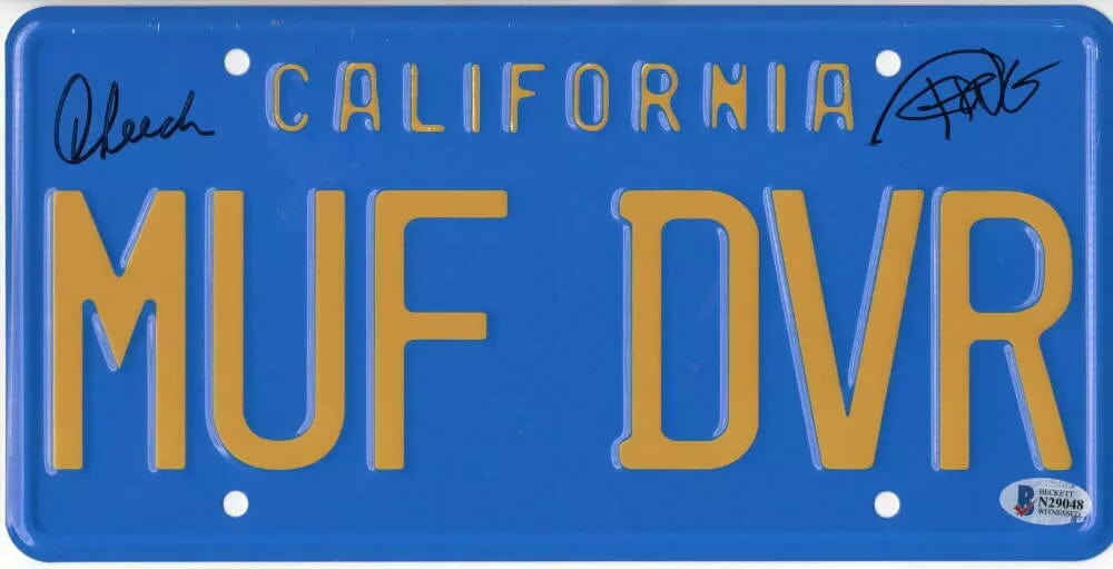 Cheech Marin Signed License Plate from Up in Smoke Beckett COA - Item #2