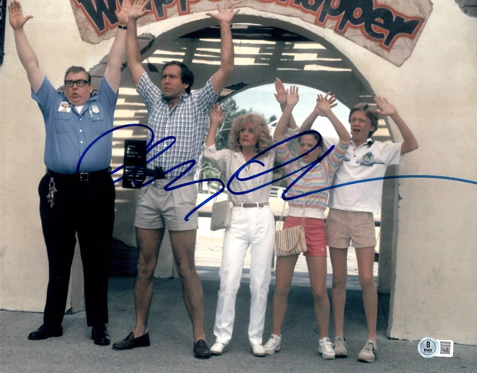 Chevy Chase Signed 11x14 Photo from National Lampoon's Vacation Beckett COA - Item #4