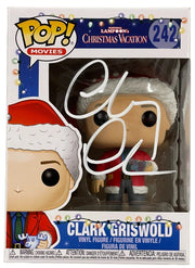 Chevy Chase Authentic Autographed Clark Griswold 242 National Lampoon's Christmas Vacation Funko Pop Figure