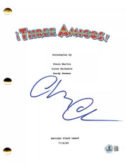Chevy Chase Signed Script from Three Amigos Beckett COA