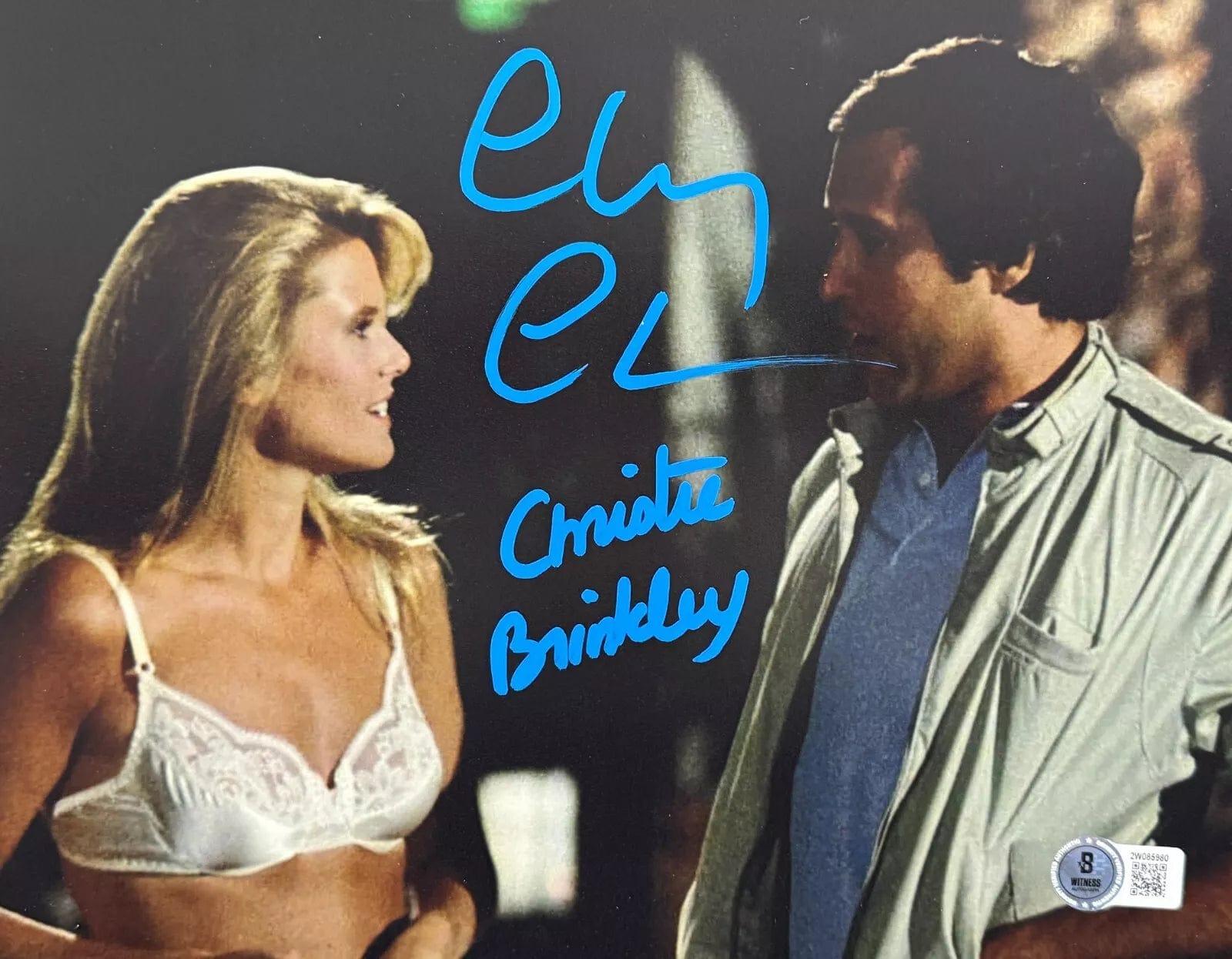 Chevy Chase Signed 8x10 Photo from National Lampoon's Vacation Beckett COA - Item #2