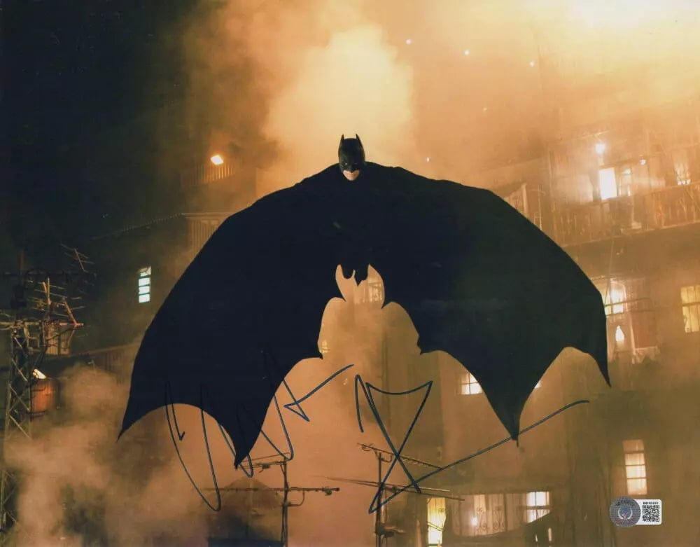 Christian Bale Signed 11x14 Photo from The Dark Knight Beckett COA - Item #29