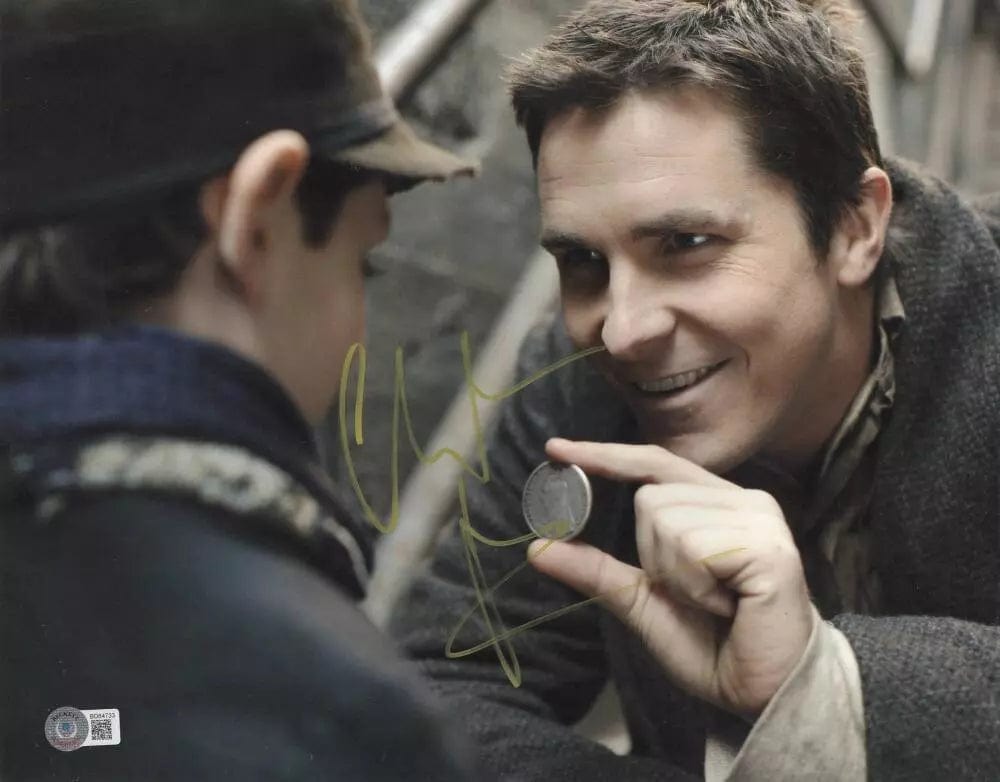 Christian Bale Signed 11x14 Photo from The Prestige Beckett COA - Item #2