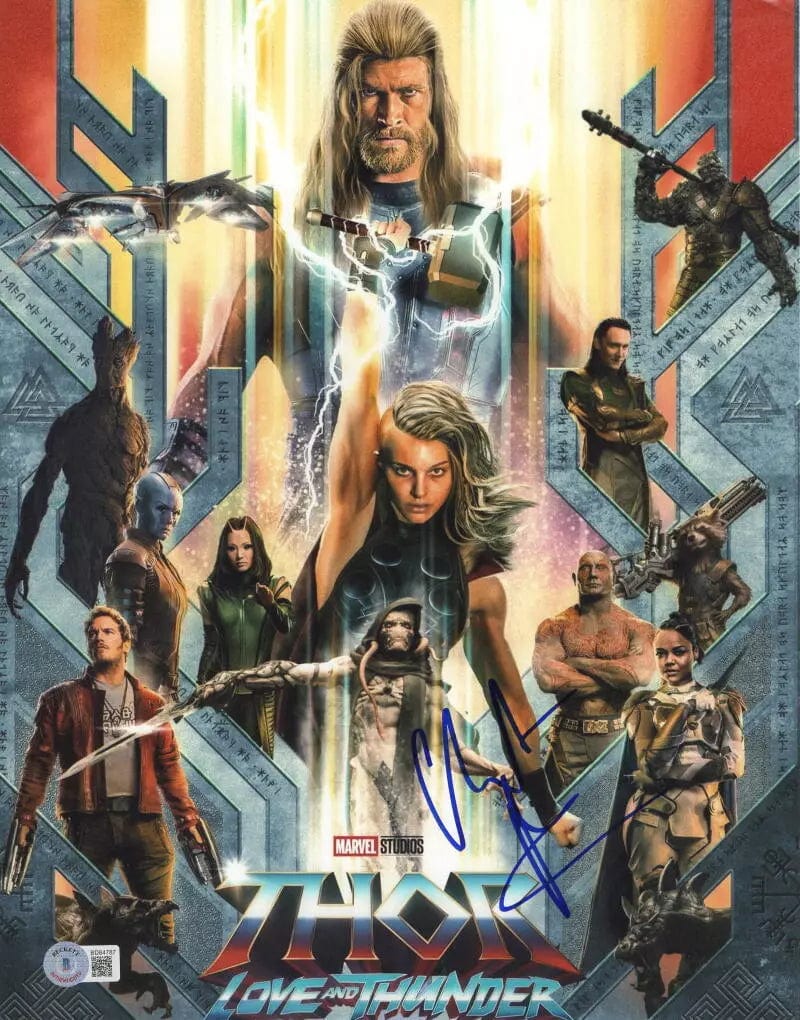 Christian Bale Signed 11x14 Photo from Thor Beckett COA - Item #4