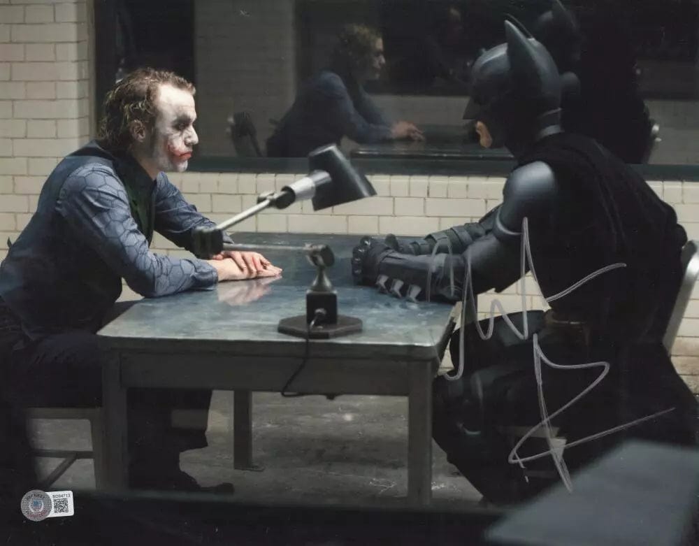 Christian Bale Signed 11x14 Photo from The Dark Knight Beckett COA - Item #11