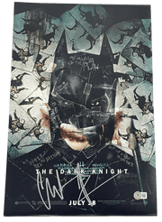Christian Bale Signed 12x18 Photo from The Dark Knight Beckett COA - Item #3