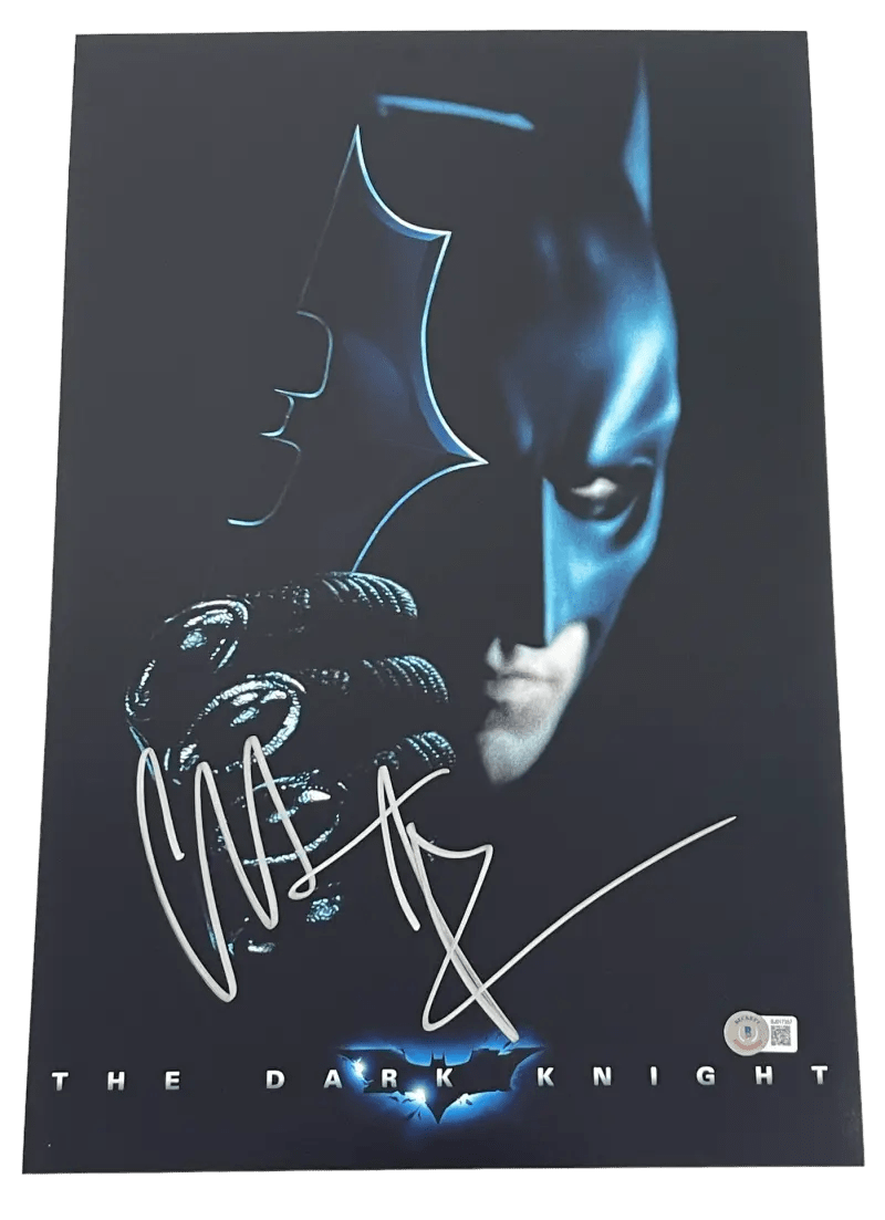 Christian Bale Signed 12x18 Photo from The Dark Knight Beckett COA - Item #2