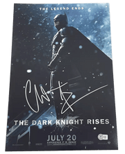 Christian Bale Signed 12x18 Photo from The Dark Knight Rises Beckett COA - Item #1