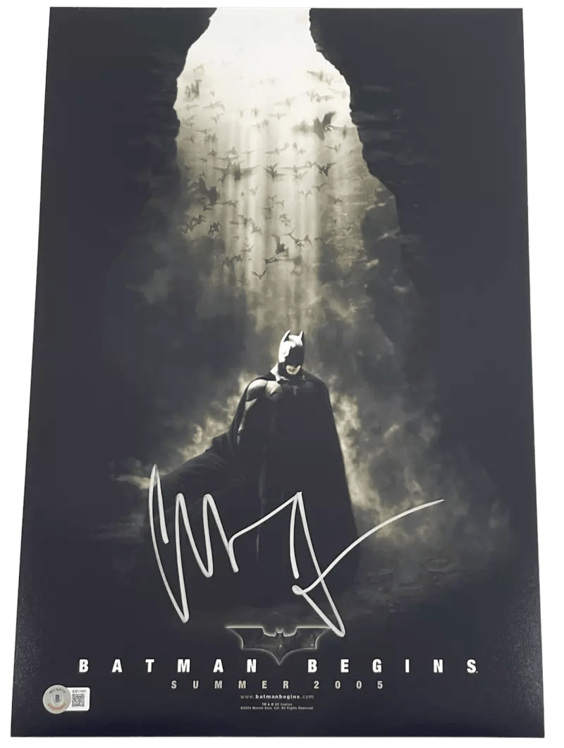 Christian Bale Signed 12x18 Photo from Batman Begins Beckett COA - Item #2