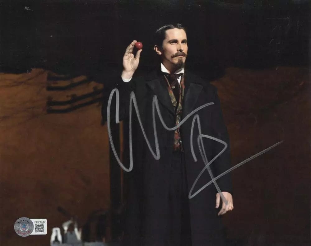 Christian Bale Signed 8x10 Photo from The Prestige Beckett COA - Item #3