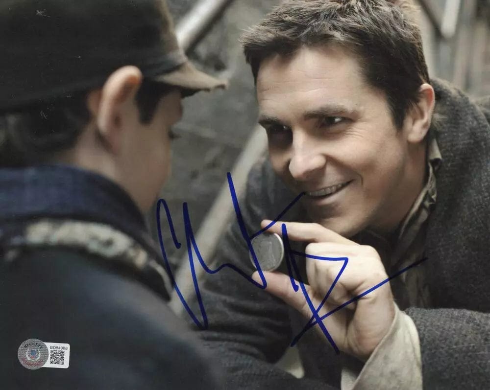 Christian Bale Signed 8x10 Photo from The Prestige Beckett COA - Item #2